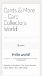 Mobile Screenshot of cardcollectorsworld.com